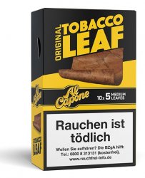 Al Capone Tabak Leaf Wraps Original, 10 x 5 LEAFS 
