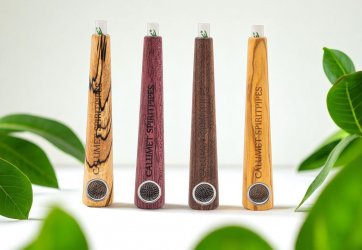 Calumet ONE Pipe, dark wood, one piece 