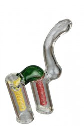 GLASS Colour Pipe-ca.15.5cm high 