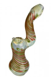 GLASS Colour Pipe-ca.21cm high 