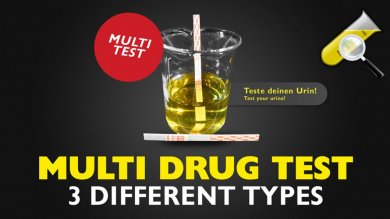 Urine test strips multi drug tests 3fold 