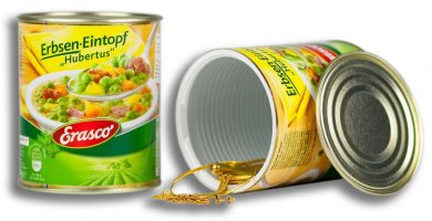 Dosensafe Erbsen-Eintopf 