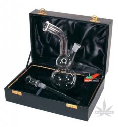 Glasbong im Koffer-GW18K-21cm-14.5er 