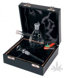 Glass Bong In A Box, About 14cm High, 14.5 Ground 