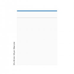 Polybeutel 5,5 mal 6,5cm, 90my, VE500, BLUE LINE 
