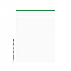 Polybeutel 5,5 mal 6,5cm, 90my, VE500, GREEN LINE 
