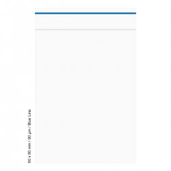 Polybeutel 6 mal 8 cm, 90my, VE500, BLUE LINE 