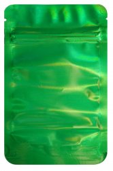 Mylarbeutel 140 x 85 mm, 50 pcs., DARK GREEN HOLOGRAPHIC 