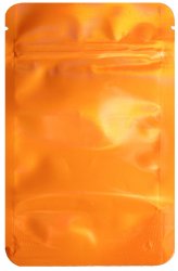 Mylarbeutel 140 x 85 mm, VE50, ORANGE HOLOGRAPHIC 