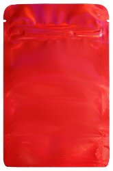 Mylarbeutel 140 x 85 mm, 50 pcs., RED HOLOGRAPHIC 