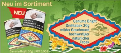 Canuma Drehtabak, Bright , VE6 je 30g 
