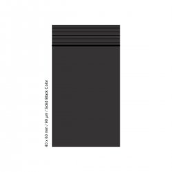 Polybeutel 4 mal 6cm, 90my, BLACK COLOR, VE500 