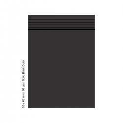 Polybag 5.5 x 6.5cm, 90my, BLACK COLOR, 500 Pcs. 