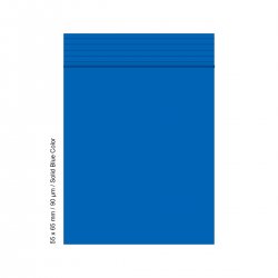 Polybag 5.5 x 6.5cm, 90my, BLUE COLOR, 500 Pcs. 