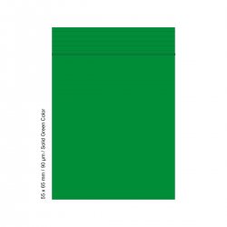 Polybag 5.5 x 6.5cm, 90my, GREEN COLOR, 500 Pcs. 