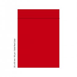 Polybag 5.5 x 6.5cm, 90my, RED COLOR, 500 Pcs. 