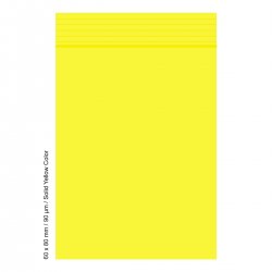 Polybag 6 x 8cm, 90my, YELLOW COLOR, 500 Pcs. 