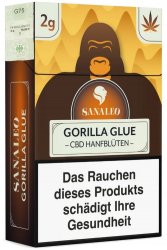 Gorilla Glue CBD Blüten, 2g, mit Steuermarke 
