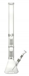 Heavy 5mm bong with 2 x 8-arm percolators, 60cm 