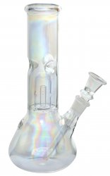 Glass Bong, Percolator + Holographic effect, 20cm 