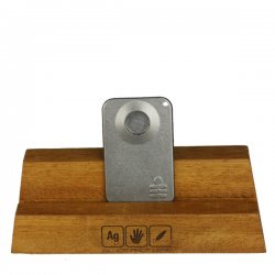 Silver Palm Leaf Magnet Pfeife, metall, matt* 