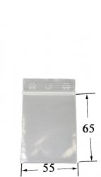 Zip bag 5,5 x 6,5 cm VE100 