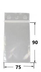 Zip Bag 7,5 x 9 cm, 100 Pc. 