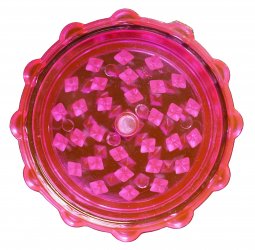 Acrylic grinder with magnet, 7.6 cm Ø 