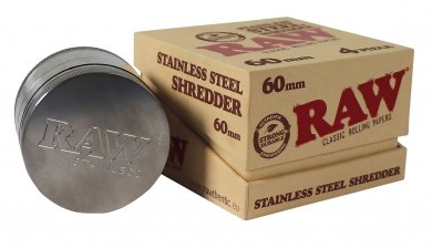 RAW Stainless STEEL-GRINDER, 60mmØ, 4 Part 
