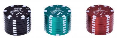 Metal grinder, 42mmØ, 3-part, screen, CHIPS 