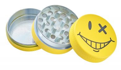 Metall Grinder, 40mmØ, 3-teilig, Yellow Face, 1 Stück 