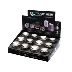 Metall-Grinder, 40mmØ, 4-teilig, CURVED MINI, 1 Stück 