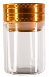 Aluminum grinder 50mm Ø with stash box 