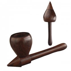Wooden Mushroom Pipe-9cm 