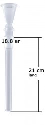 Glass Shillum Hopper 18.8-21cm 