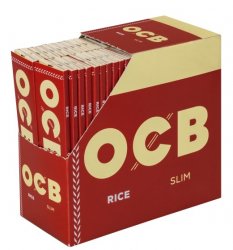 OCB RICE, Slim King Size, 50 pcs. 