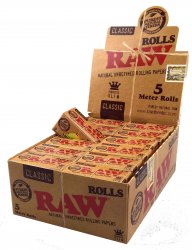 RAW-CLASSIC-Rolls-KS-slim--Papers-24pc.-5m 
