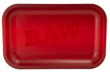 RAW Tablett Matte RED, SMALL, 27.5cm x 17.5cm 