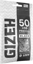 Gizeh ACTIV Filter PROCELL, 1x 50+10, Black, 6mmØ 