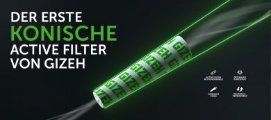 GIZEH Active Filter KONISCH 10single - 20 packs 