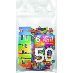 Gizeh ACTIV Filter Slim 1x50er, RAINBOW, 6mmØ 