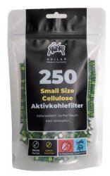 Kailar Cellulose- und Aktivkohlefilter 250er Pack,GRÜN, 5.9 mm Ø 