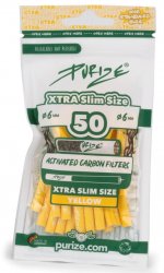 PURIZEActivkohlefilter-yellow -5.9mmØ 50pc. 