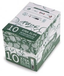 PURIZE Aktivkohlefilter WEIß 20 x 10er, 5,9 mm Ø, XTRA Slim Size 