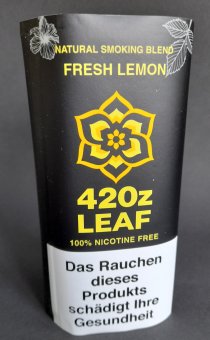 420z Leaf tobacco substitute - LEMON- 20g, nicotine-free  