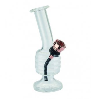 HIGH MINI GLASS BONG 12.5CM, 1 piece 