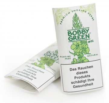 BOBBY GREEN® - #2 White - 20g Premium Smoking Herbs with Damiana, Nicotine Free 