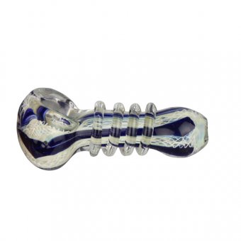 Coloured Glass Pipe, handpipe 8.5cm 