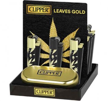 Clipper Metal-LEAVES GOLD-12pc. 