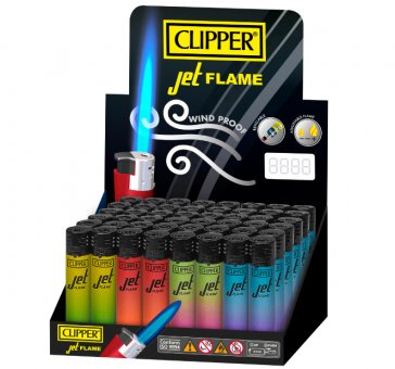 Clipper Jet Flame Crystal Gradient #2, 48pc. 